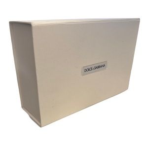 DOLCE & GABBANA: Magnetic close storage Box Sz: 8 1/4” x 5.5” x 3”